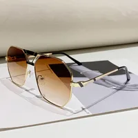 Basic Simple Style Solid Color Ac Polygon Full Frame Women's Sunglasses sku image 2