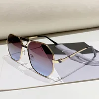 Basic Simple Style Solid Color Ac Polygon Full Frame Women's Sunglasses sku image 6