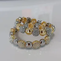 Copper Plating Inlay Geometric Zircon Bangle main image 2
