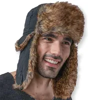 Men's And Women's Waterproof Lei Feng Hat Cold Ski Hat Warm Hat Windproof Mask Ear Protection Cap main image 2
