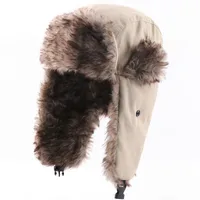 Men's And Women's Waterproof Lei Feng Hat Cold Ski Hat Warm Hat Windproof Mask Ear Protection Cap sku image 6