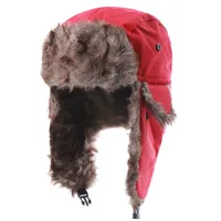 Men's And Women's Waterproof Lei Feng Hat Cold Ski Hat Warm Hat Windproof Mask Ear Protection Cap sku image 7