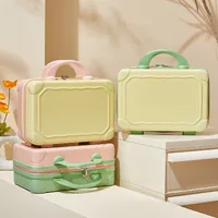 Suitcase Makeup Bag Small Case Zipper Women's Suitcase Short Distance Mini Storage Case Suitcase Accompanying Gift Bag main image 1