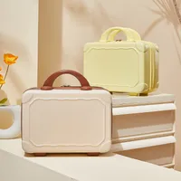 Suitcase Makeup Bag Small Case Zipper Women's Suitcase Short Distance Mini Storage Case Suitcase Accompanying Gift Bag main image 4