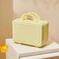 Suitcase Makeup Bag Small Case Zipper Women's Suitcase Short Distance Mini Storage Case Suitcase Accompanying Gift Bag sku image 4