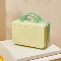 Suitcase Makeup Bag Small Case Zipper Women's Suitcase Short Distance Mini Storage Case Suitcase Accompanying Gift Bag sku image 1