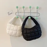 Autumn And Winter Mini Cloud Handbag Korean Style New Down Cotton-padded Underarm Bag Bubble Elastic  Handbag main image 1