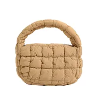 Autumn And Winter Mini Cloud Handbag Korean Style New Down Cotton-padded Underarm Bag Bubble Elastic  Handbag main image 5