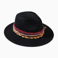 Unisex Casual Elegant Solid Color Flat Eaves Fedora Hat main image 5