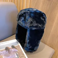 Hat Women's Lei Feng Hat Men's Winter Korean-style Northeast Cold-proof Hat Winter Cycling Ear Protectors Thickened Windproof Warm Cute sku image 1