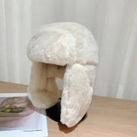 Hat Women's Lei Feng Hat Men's Winter Korean-style Northeast Cold-proof Hat Winter Cycling Ear Protectors Thickened Windproof Warm Cute sku image 5