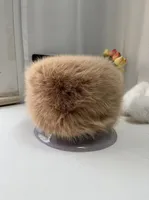 Fur Plush Hat Children's Autumn And Winter Japanese Style Big Head Thickened Warm Cold-proof Ear Protecting Fisherman Hat Shows Small Face sku image 6