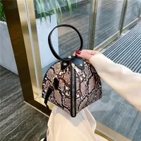 Fashion Leopard Triangle Bag  Korean Style New Arrival Portable Women's Bag Fashionable Women's Shoulder Crossbody Mini Bag main image 2