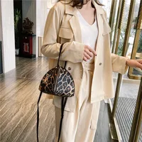 Fashion Leopard Triangle Bag  Korean Style New Arrival Portable Women's Bag Fashionable Women's Shoulder Crossbody Mini Bag main image 4