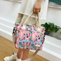 Mummy Bag New Casual Fashion Printed Multifunctional Portable Crossbody Bag Casual Lightweight Thermal Insulation Mother And Baby Bag main image 3