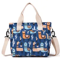 Mummy Bag New Casual Fashion Printed Multifunctional Portable Crossbody Bag Casual Lightweight Thermal Insulation Mother And Baby Bag sku image 7