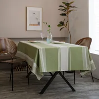 Yi Qiyun Striped Tablecloth Brown Contrast Color Japanese Table Cloth Coffee Table Cloth Fabric Rectangular  Direct sku image 6