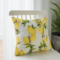Tablecloth Fabric Waterproof Lemon Printing Small Fresh Yellow Korean Style  Internet Celebrity Table Mat Coffee Table Tablecloth main image 5
