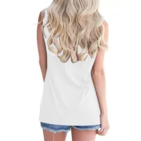 Women's Pullovers Vest Tank Tops Casual Letter Moon main image 2