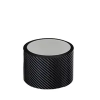 5D Carbon Fiber Pattern Automobile Door Strip Car Door Bumper Strip Anti-Stepping Sticker Protection Bar Sticker Modification Welcome Pedal sku image 11