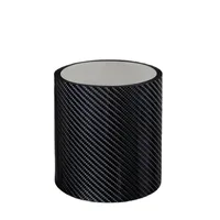 5D Carbon Fiber Pattern Automobile Door Strip Car Door Bumper Strip Anti-Stepping Sticker Protection Bar Sticker Modification Welcome Pedal sku image 10