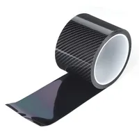 5D Carbon Fiber Pattern Automobile Door Strip Car Door Bumper Strip Anti-Stepping Sticker Protection Bar Sticker Modification Welcome Pedal main image 3