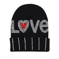 Unisex IG Style Love Letter Eaveless Beanie Hat main image 5