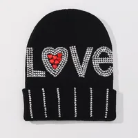 Unisex IG Style Love Letter Eaveless Beanie Hat sku image 2