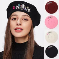 Women's Elegant Streetwear Solid Color Eaveless Beret Hat main image 1