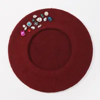 Women's Elegant Streetwear Solid Color Eaveless Beret Hat main image 5