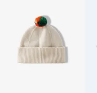 Unisex Sweet Classic Style Stripe Eaveless Wool Cap sku image 7