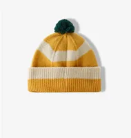 Unisex Sweet Classic Style Stripe Eaveless Wool Cap sku image 9