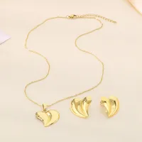 Wholesale Jewelry Elegant Vintage Style Streetwear Heart Shape 304 Stainless Steel 18K Gold Plated Jewelry Set main image 4