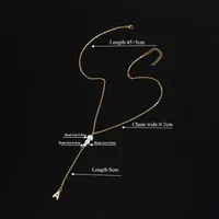 Simple Style Classic Style Letter 201 Stainless Steel Imitation Pearl Copper Women's Pendant Necklace sku image 1