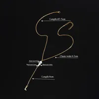 Simple Style Classic Style Letter 201 Stainless Steel Imitation Pearl Copper Women's Pendant Necklace sku image 12