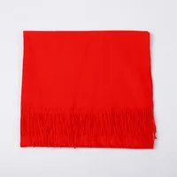 Cashmere Solid Color Scarf Women's Autumn And Winter 220g Explosions Barbed Hair  Padded Travel Warm Tassel  Shawl sku image 22