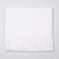 Cashmere Solid Color Scarf Women's Autumn And Winter 220g Explosions Barbed Hair  Padded Travel Warm Tassel  Shawl sku image 28