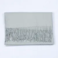 Cashmere Solid Color Scarf Women's Autumn And Winter 220g Explosions Barbed Hair  Padded Travel Warm Tassel  Shawl sku image 35