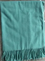 Cashmere Solid Color Scarf Women's Autumn And Winter 220g Explosions Barbed Hair  Padded Travel Warm Tassel  Shawl sku image 16
