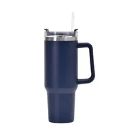 40oz Handle Car Cup 304 Stainless Steel Insulation Cold Ice Cup With Handle Straw Car Cup sku image 9