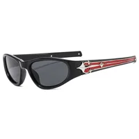 New  Sports Sunglasses  Fashion Sunglasses Vintage INS Catwalk Men's And Women's Modern Sunglasses sku image 1