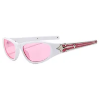 New  Sports Sunglasses  Fashion Sunglasses Vintage INS Catwalk Men's And Women's Modern Sunglasses sku image 6
