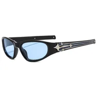 New  Sports Sunglasses  Fashion Sunglasses Vintage INS Catwalk Men's And Women's Modern Sunglasses sku image 3