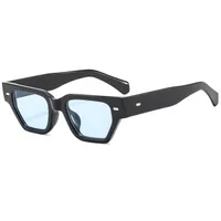 Basic Simple Style Geometric Ac Square Full Frame Women's Sunglasses main image 5