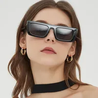 Basic Simple Style Geometric Ac Square Full Frame Women's Sunglasses main image 1