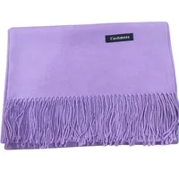 Pure Color Cashmere Scarf Women's Autumn And Winter Popular  Shawl Scarf Annual Meeting Gift Red Scarf  Direct Sales main image 5