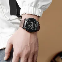 New  Men's Electronic Watch Casual Fashion Trend High Color Value Student Sports Smart Multi-function Watch sku image 3