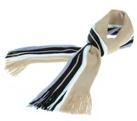 Autumn And Winter Scarf Warm Striped Scarf Men's Double-sided Scarf Tassel Wool Men's Fashion Youth Artistic sku image 8