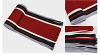 Autumn And Winter Scarf Warm Striped Scarf Men's Double-sided Scarf Tassel Wool Men's Fashion Youth Artistic sku image 5