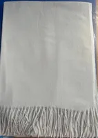 Cashmere Solid Color Scarf Women's Autumn And Winter 220g Explosions Barbed Hair  Padded Travel Warm Tassel  Shawl sku image 18